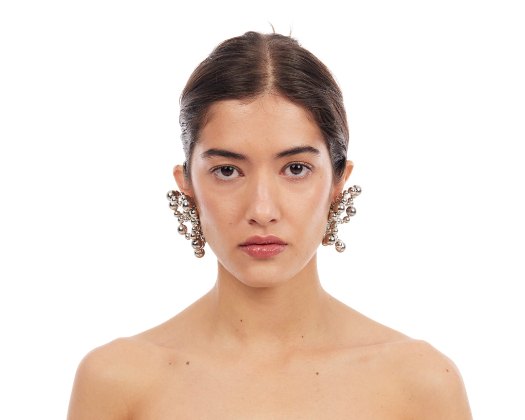 Holly Molly Mini Earrings - Silver