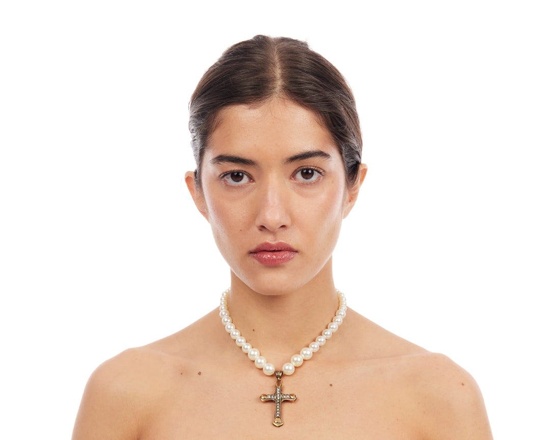 Little Prayer Choker - Gold