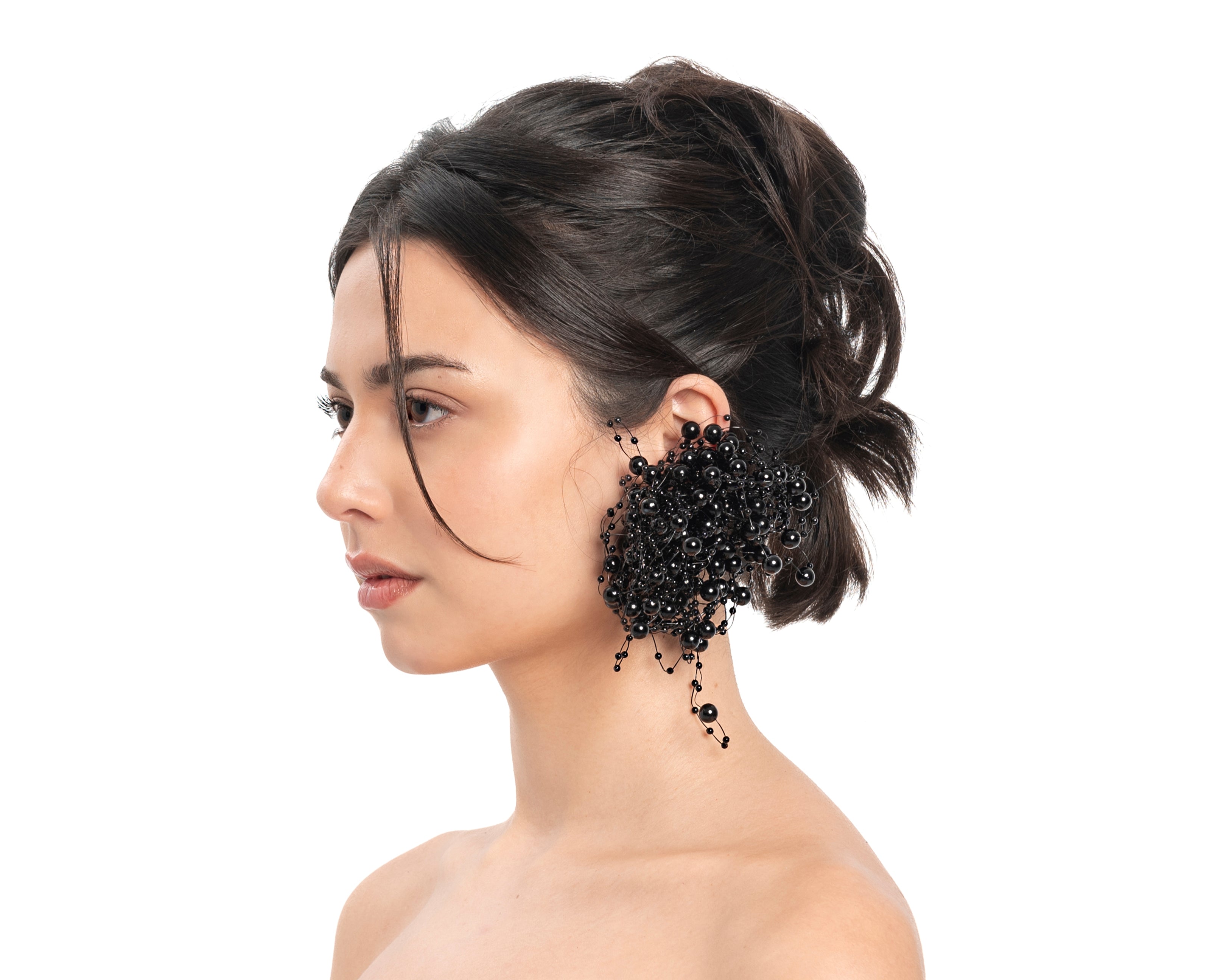 Bubble Bath Earrings - Black
