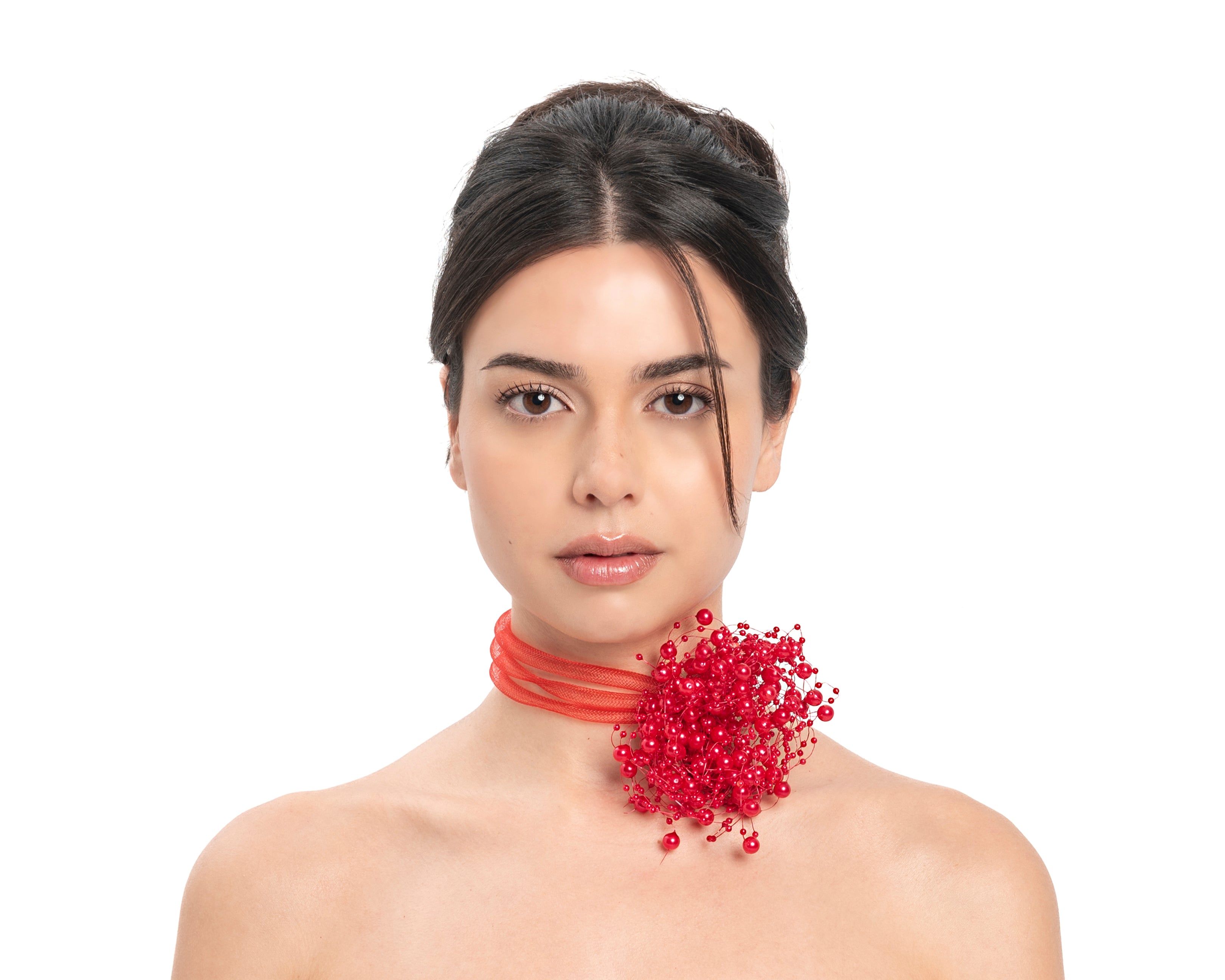 Bubble Bath Choker - Red