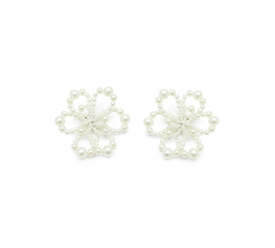 Holly Molly Mini Earrings - Pearl