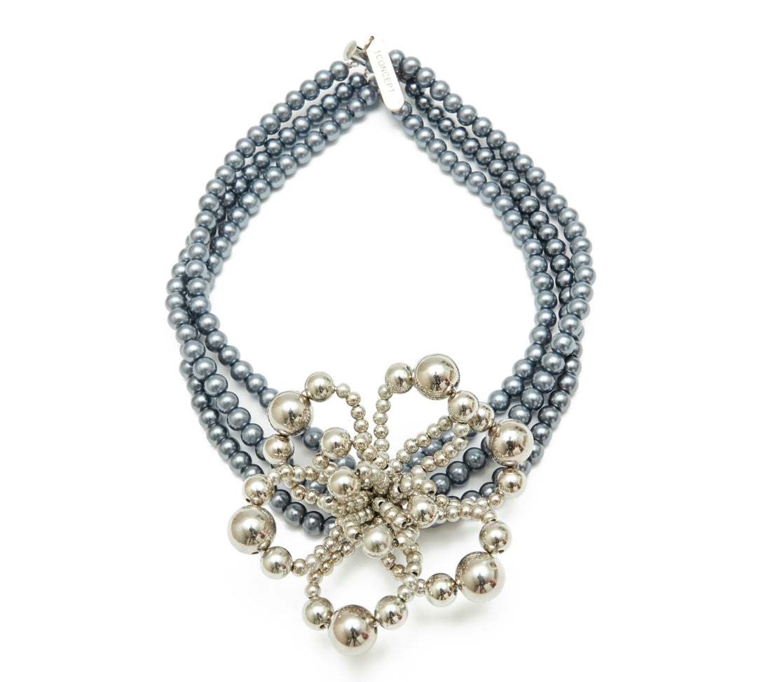 Bloom Armor Choker - Silver