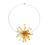 Dandelion Bloom Choker - Gold