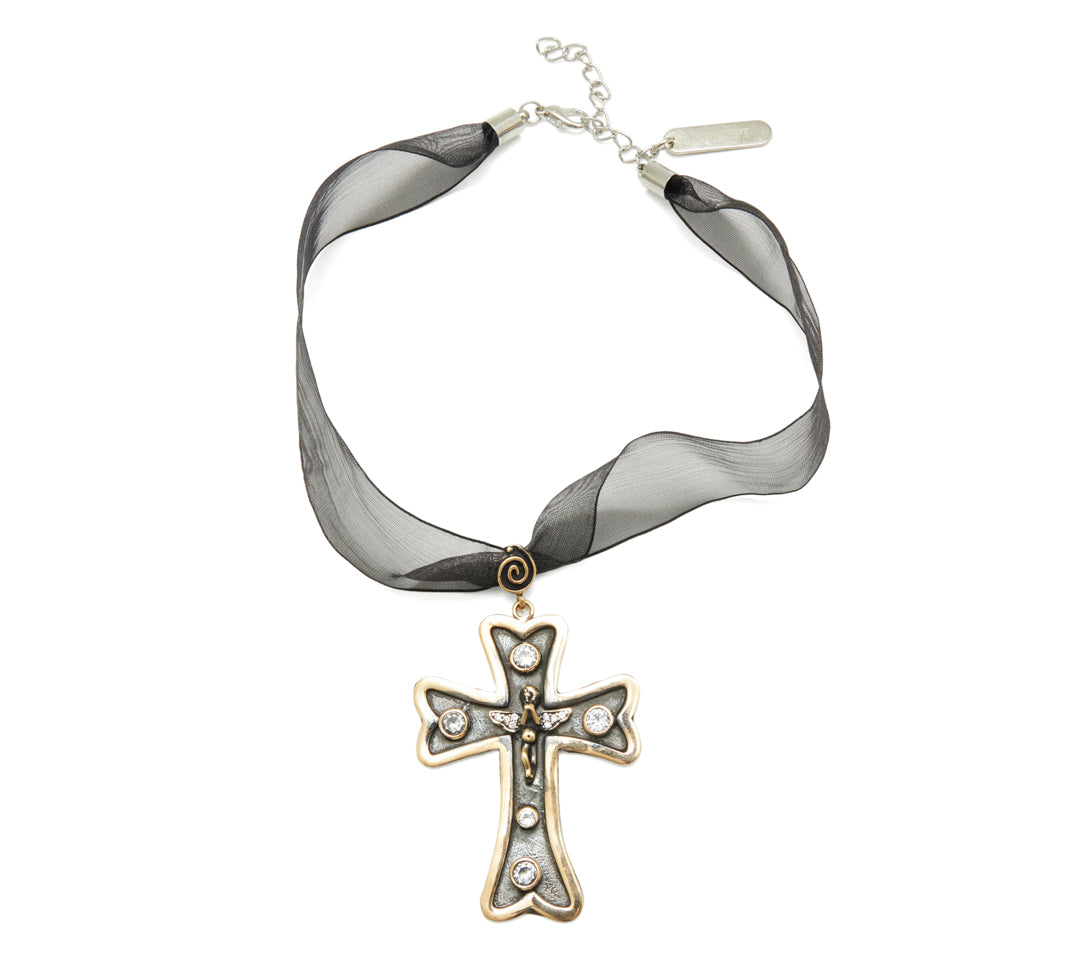 Midnight Prayer Choker - Gold