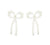 Holly Molly Bow Earrings - Pearl