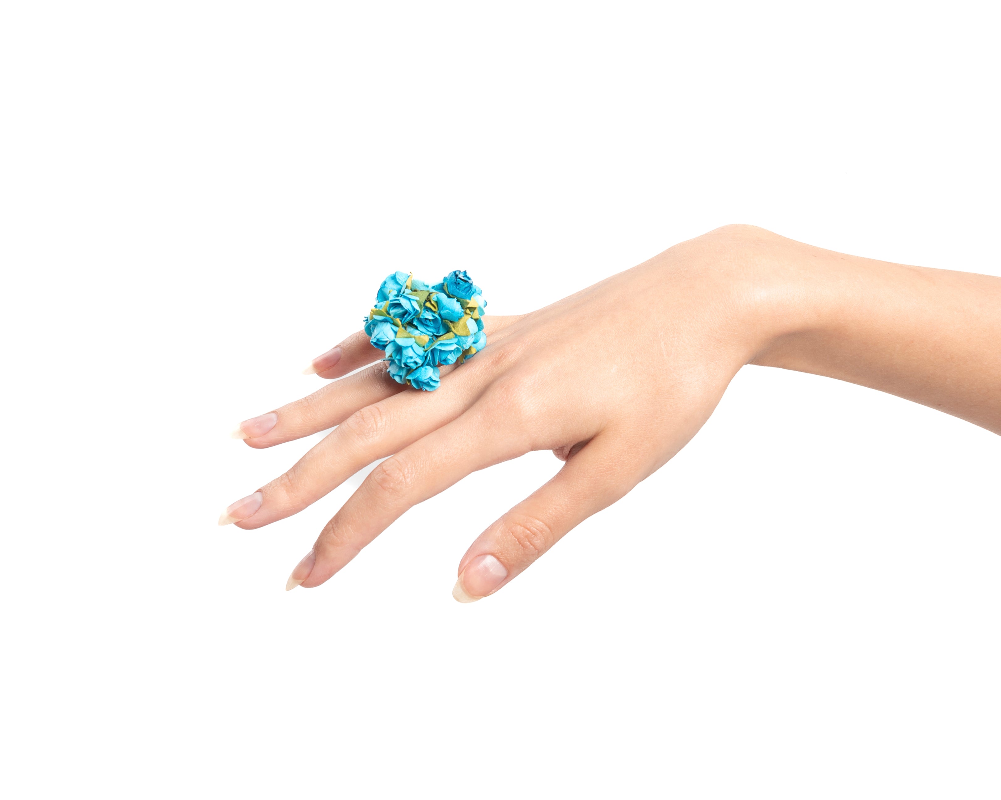 Wedding Bouquet Ring - Blue