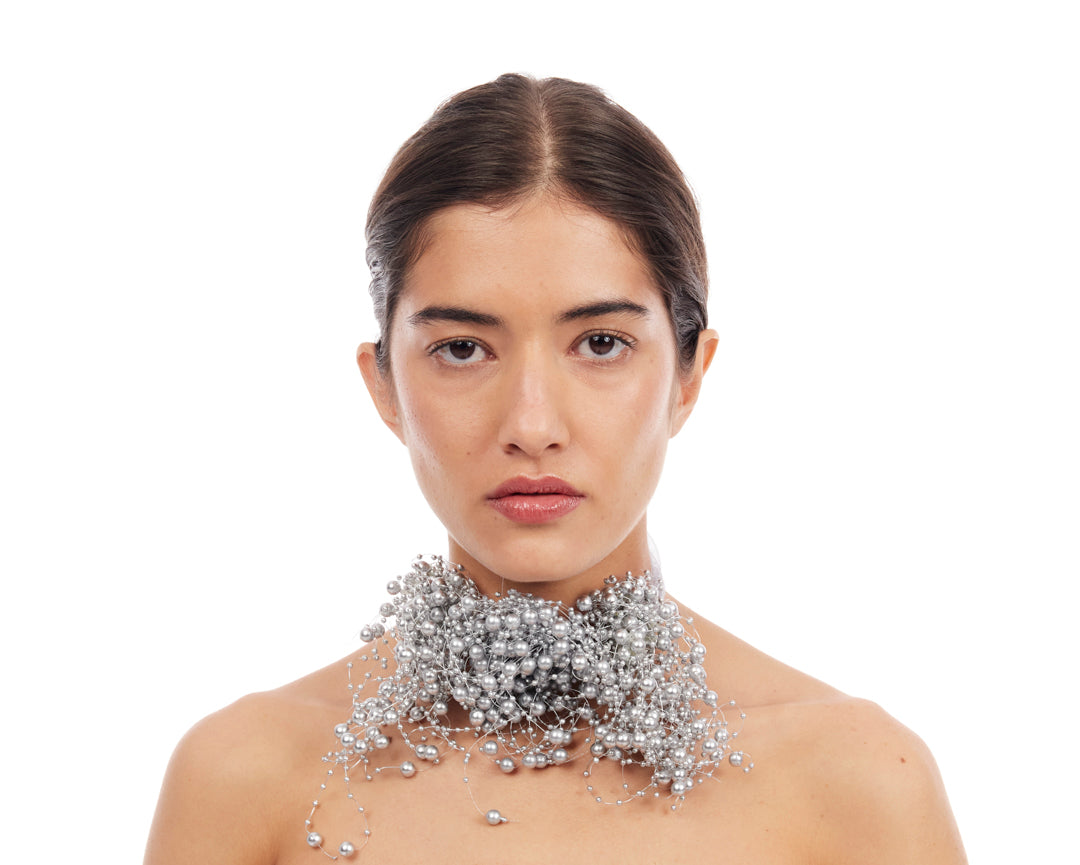 Bubble Bath Ruff - Silver