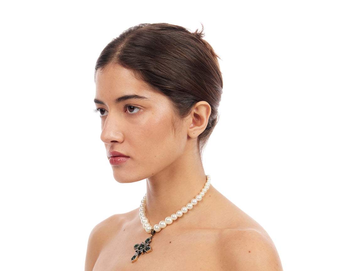 Little Prayer Choker - Green