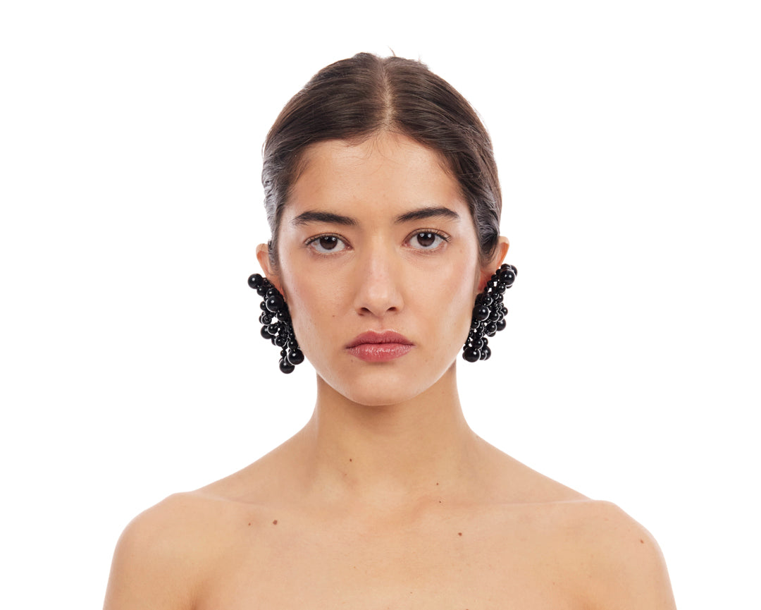 Holly Molly Mini Earrings - Black