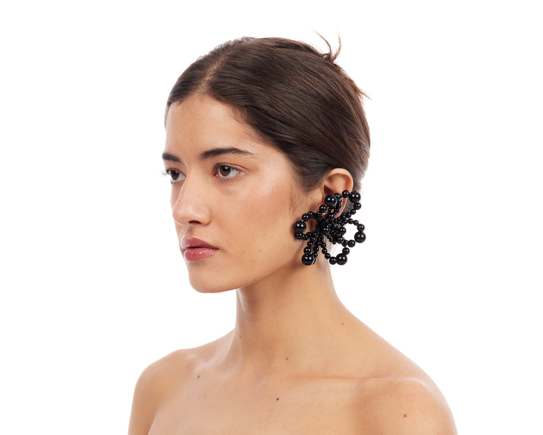 Holly Molly Mini Earrings - Black