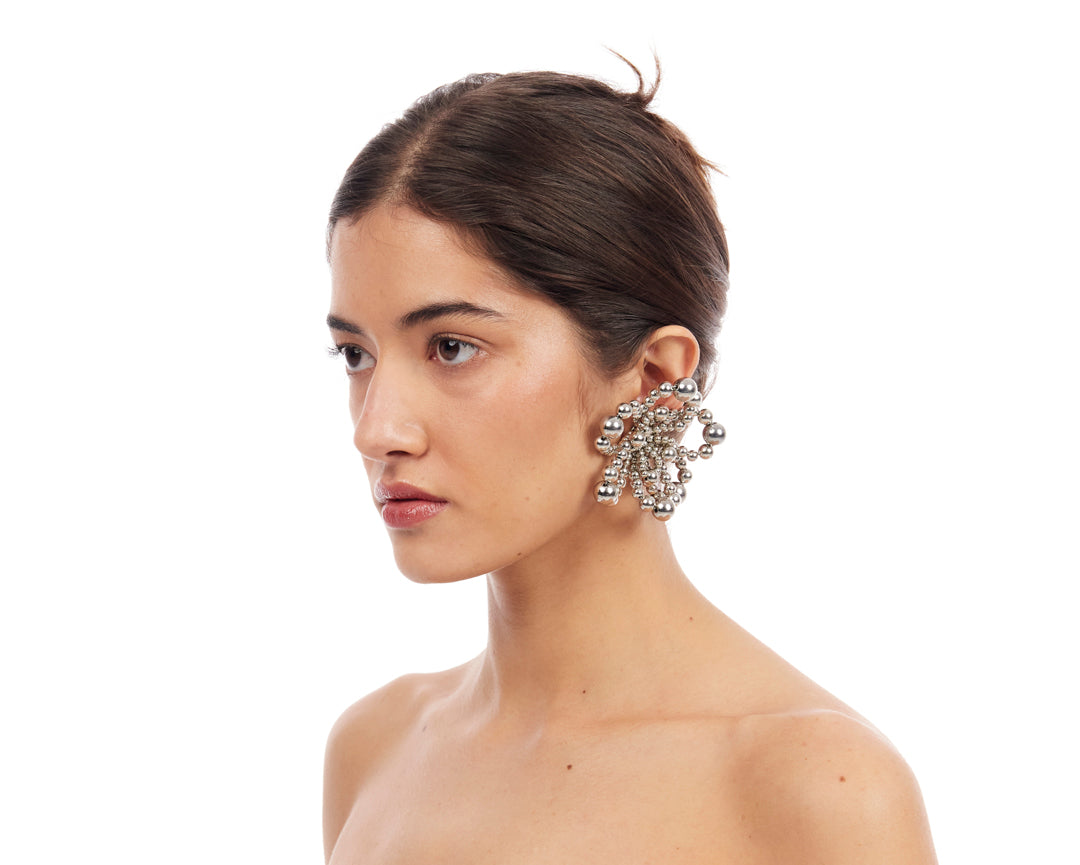 Holly Molly Mini Earrings - Silver