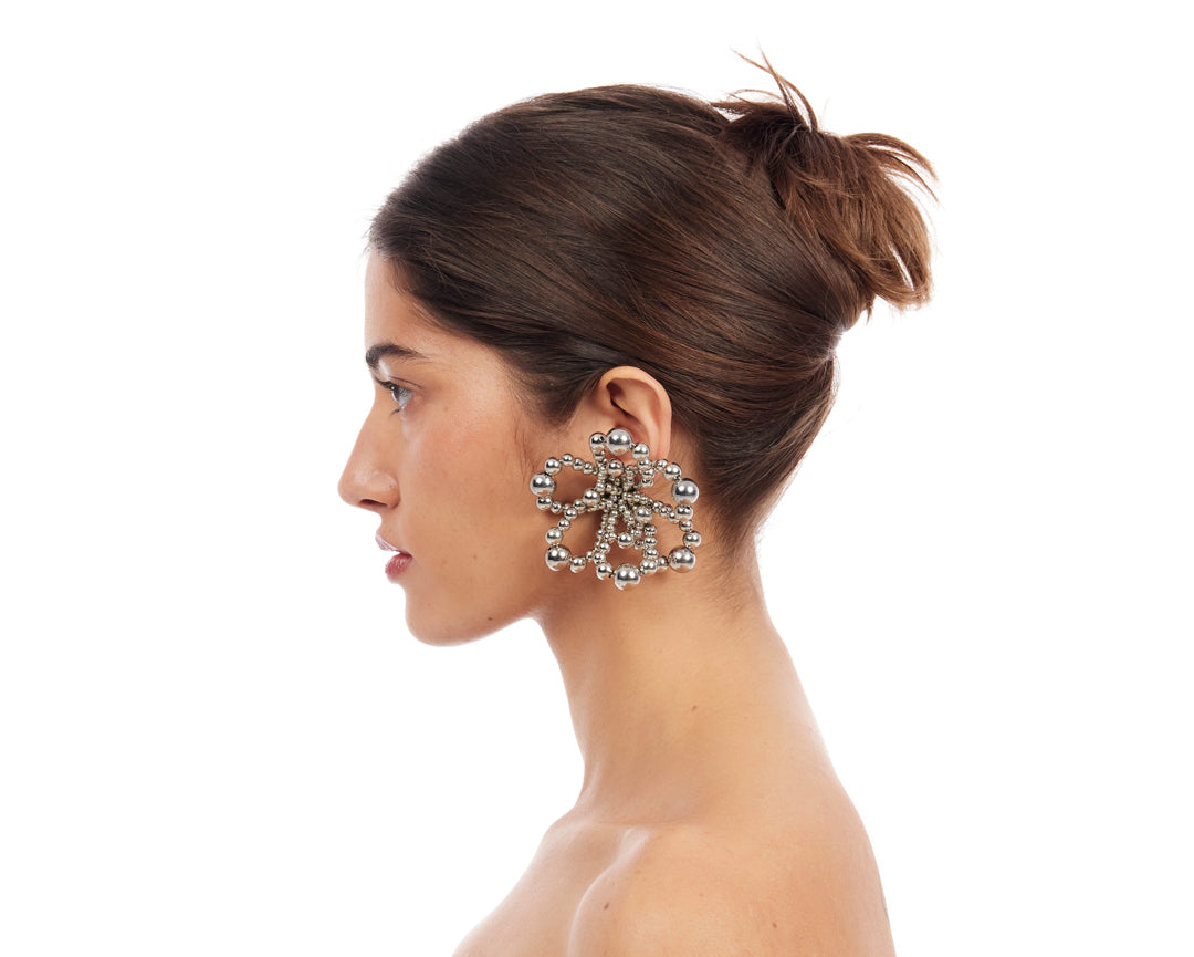 Holly Molly Mini Earrings - Silver