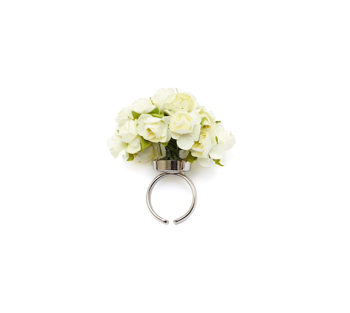 Wedding Bouquet Ring - White