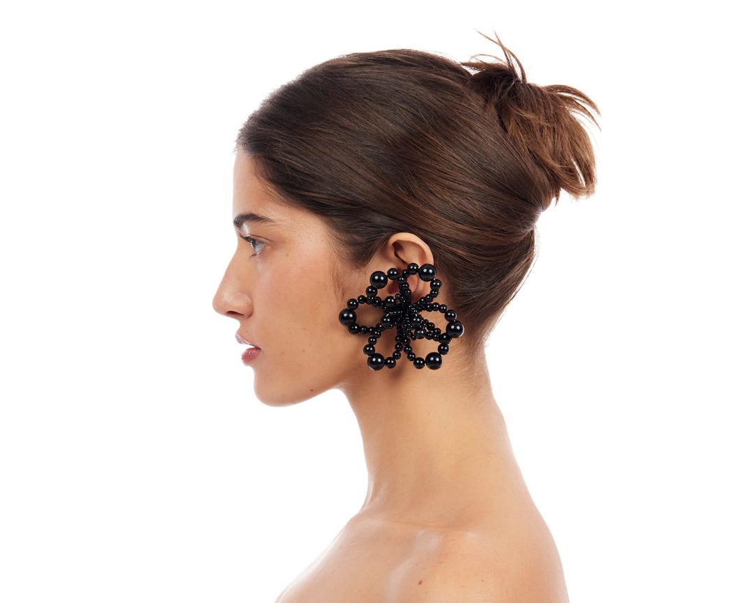 Holly Molly Mini Earrings - Black