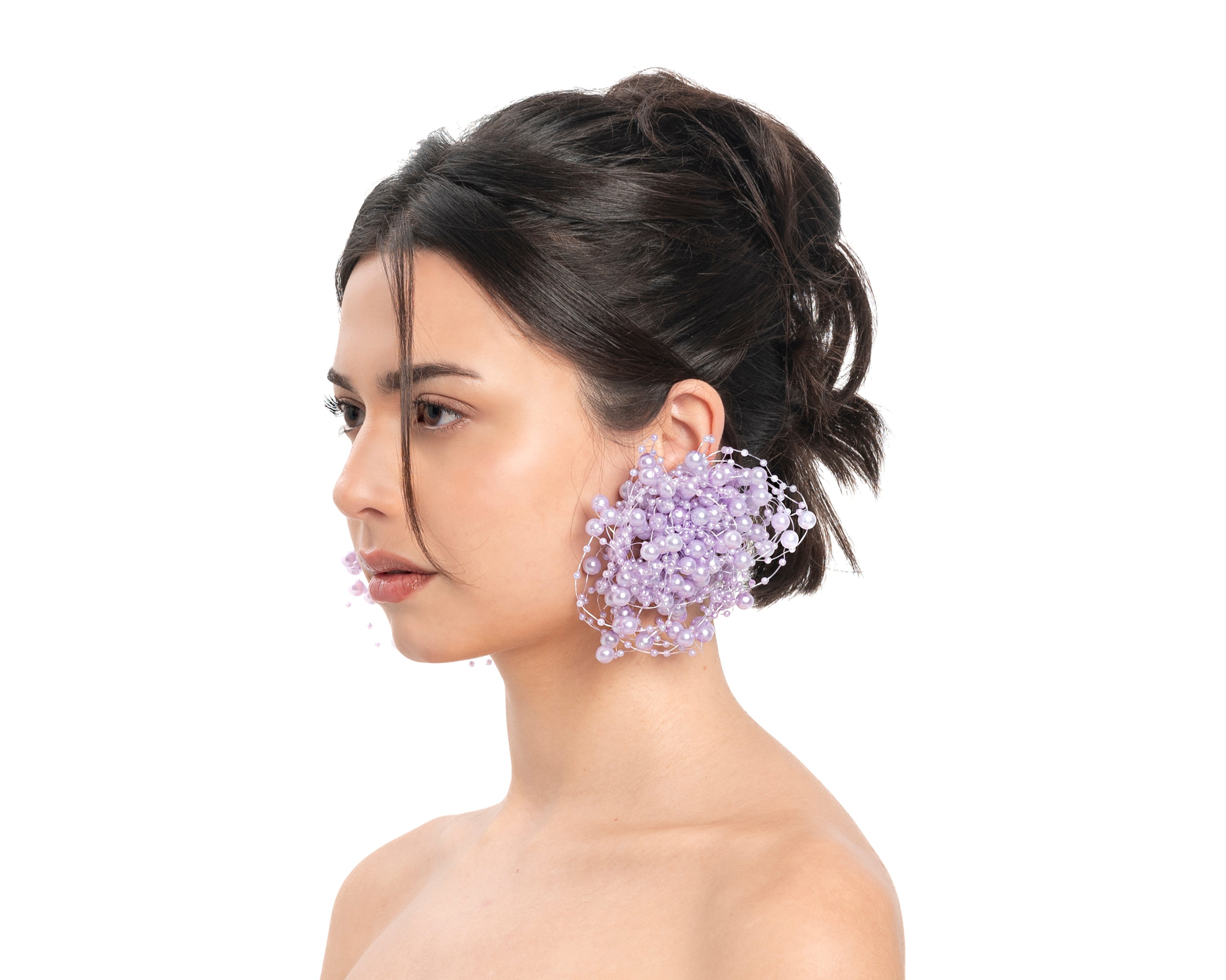 Bubble Bath Earrings - Lilac