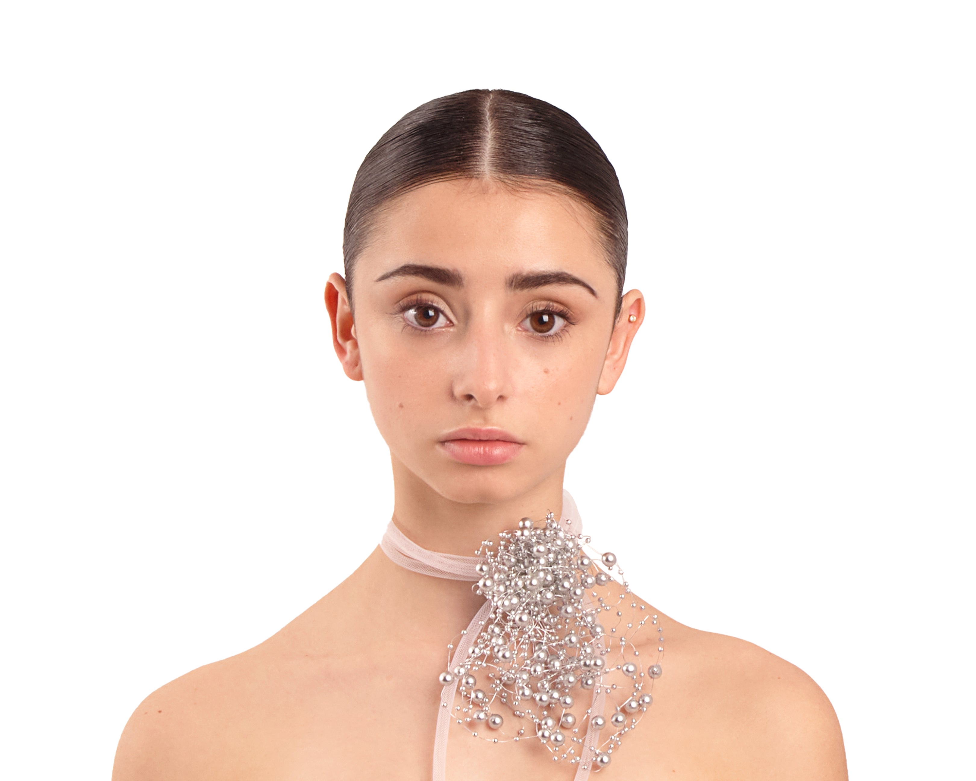 Bubble Bath Choker - Silver