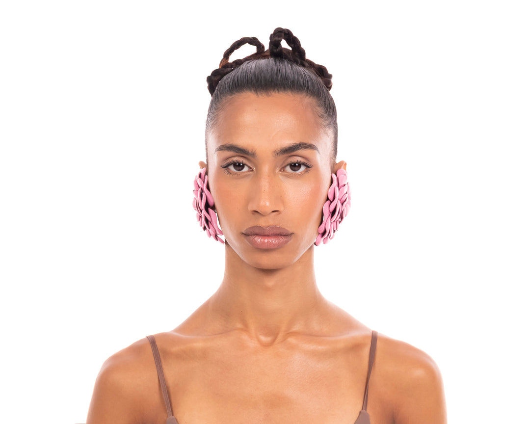 Bloom Earrings Pink