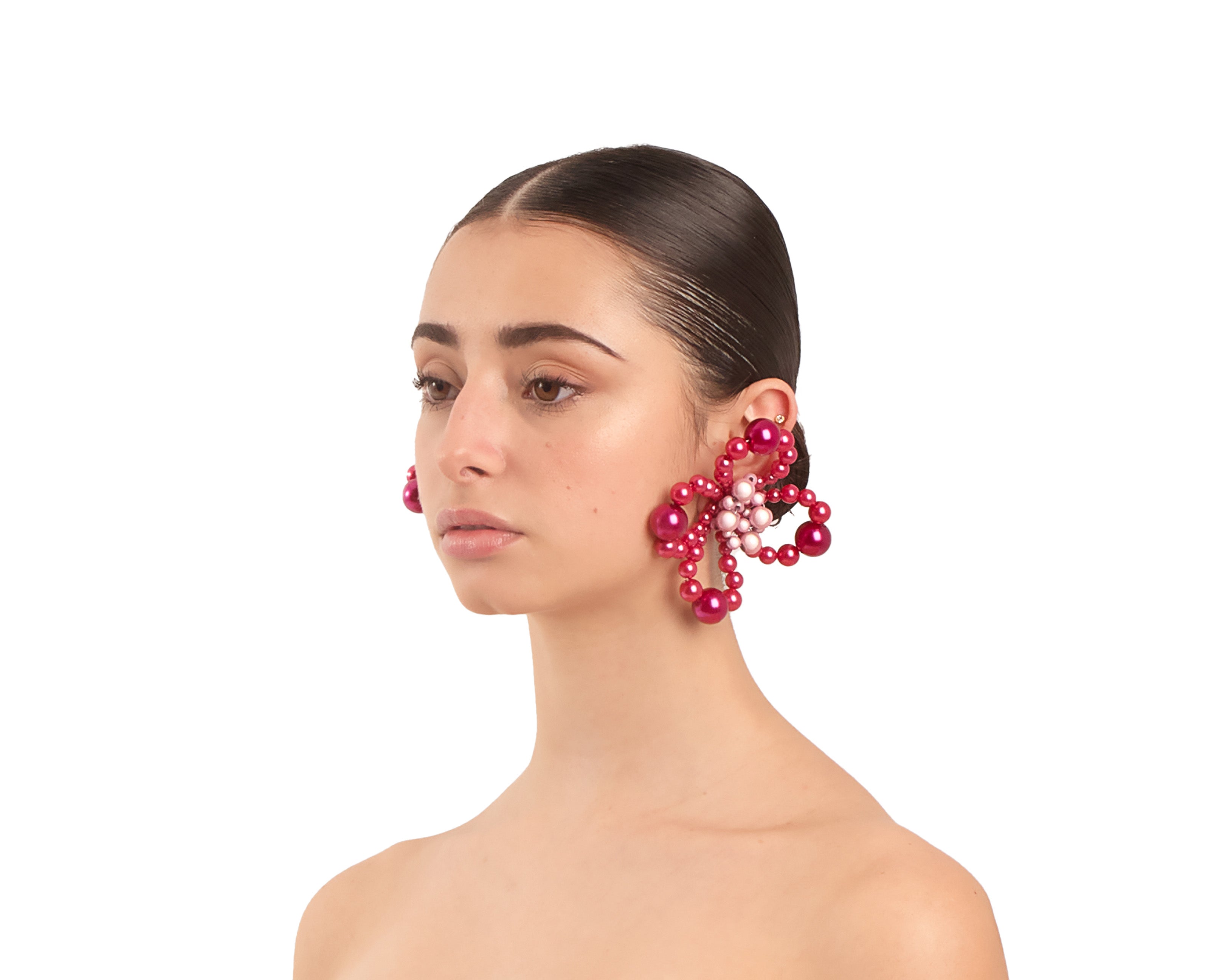 Candy Earrings - Burgundy