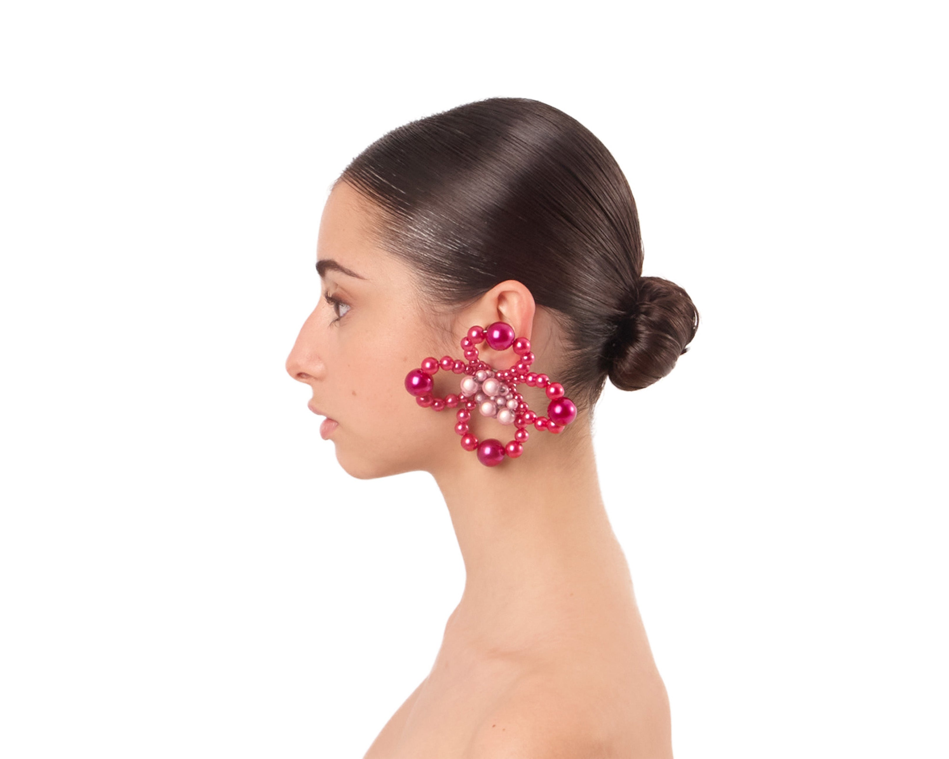 Candy Earrings - Burgundy