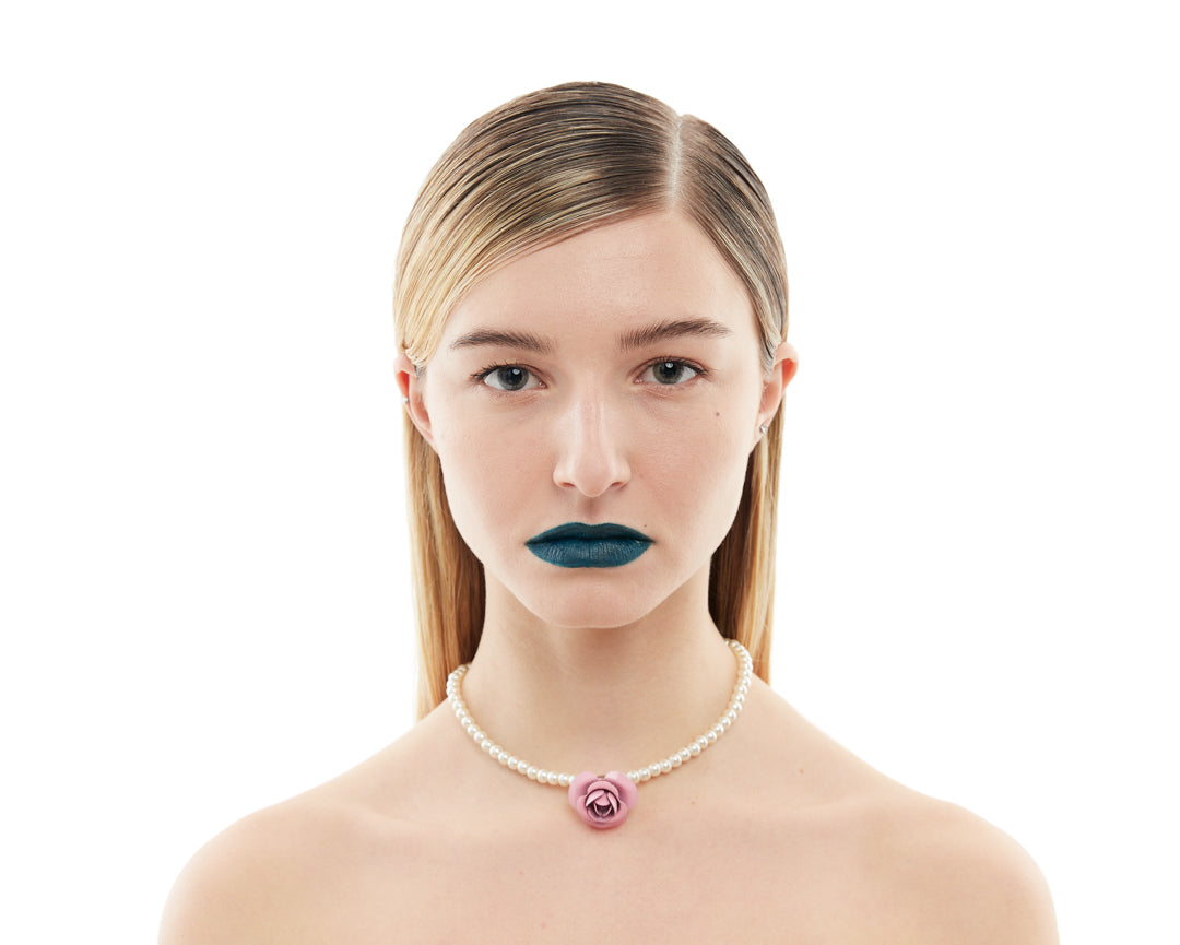 Rosebud Necklace - Pink