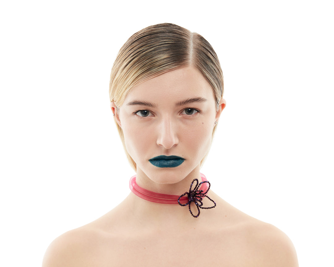 Loop Petal Choker - Lilac