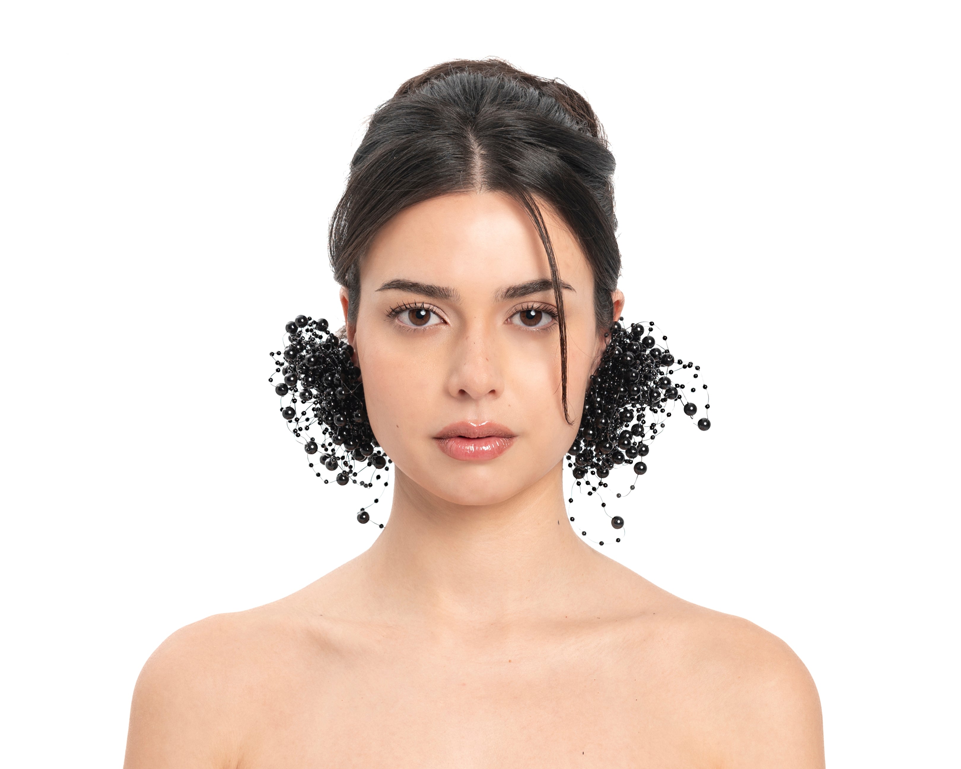 Bubble Bath Earrings - Black