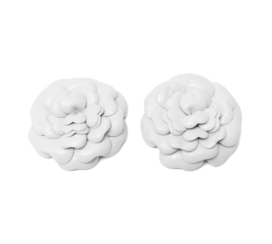 Bloom Earrings White