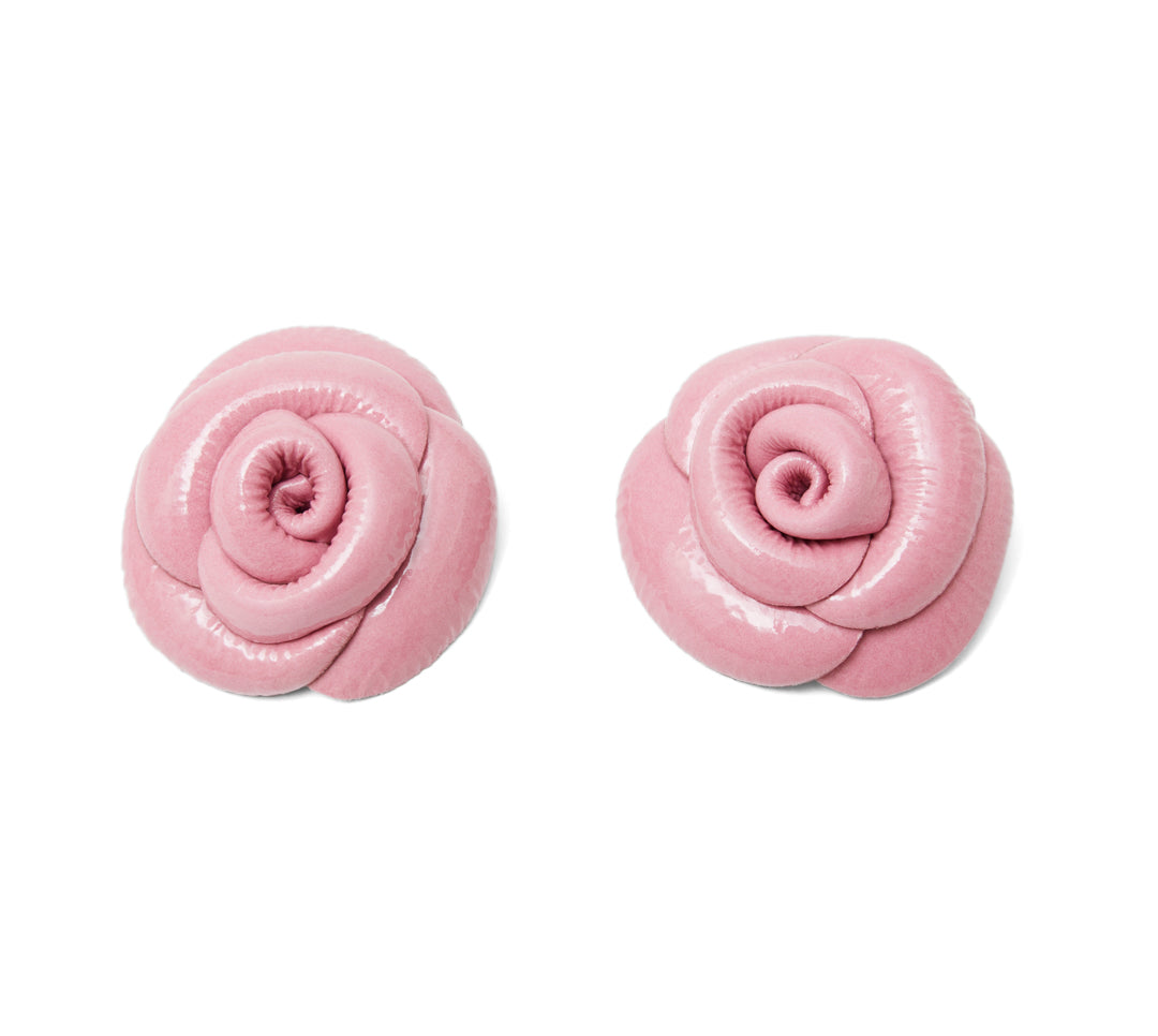 Sacred Rose Earrings Pink