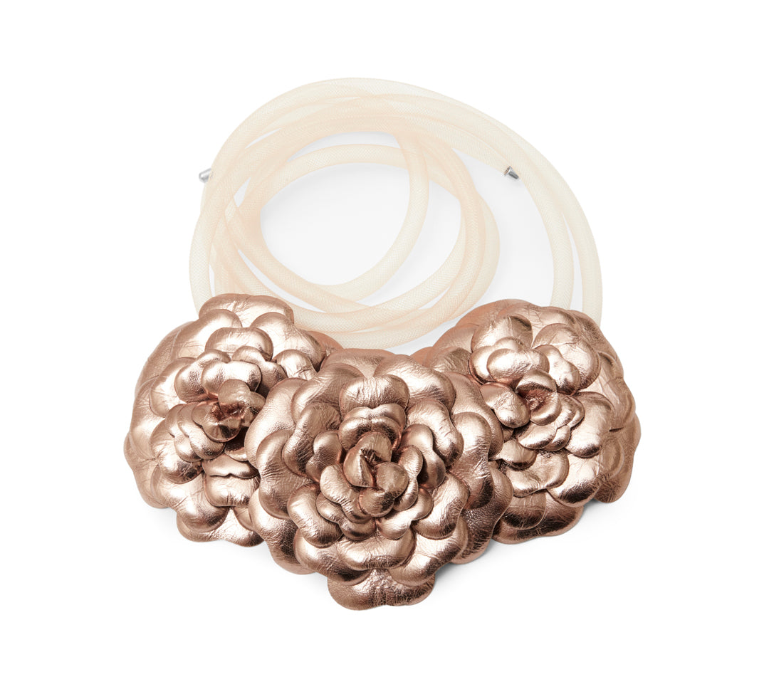 Solitary Bloom Gorget Bronze