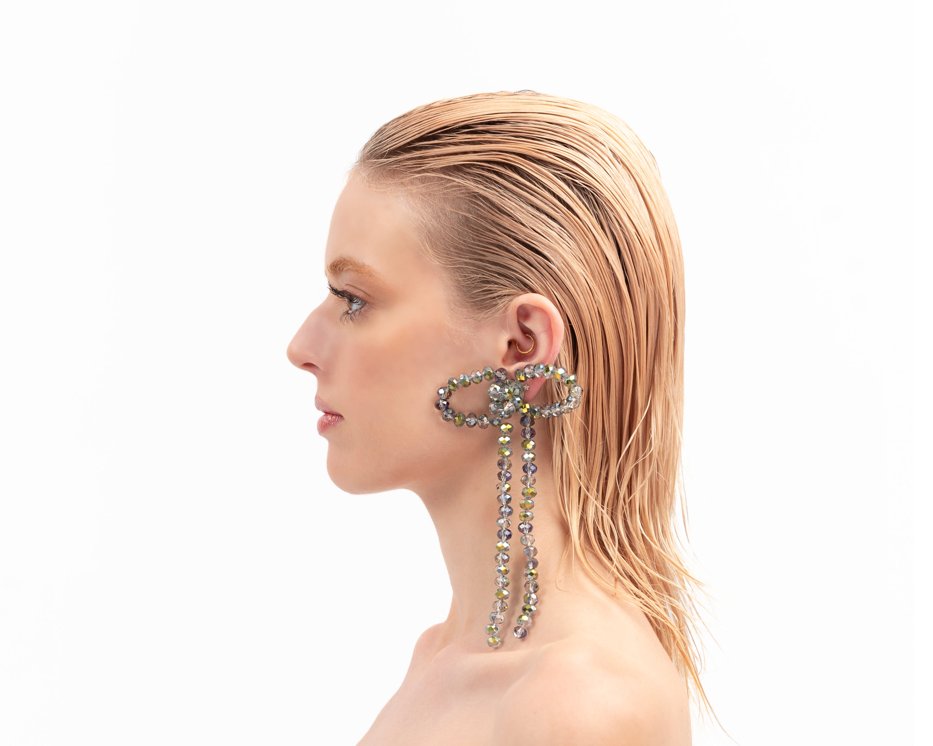 Supa Lady Ribbon - Multi Grey / Mirrored