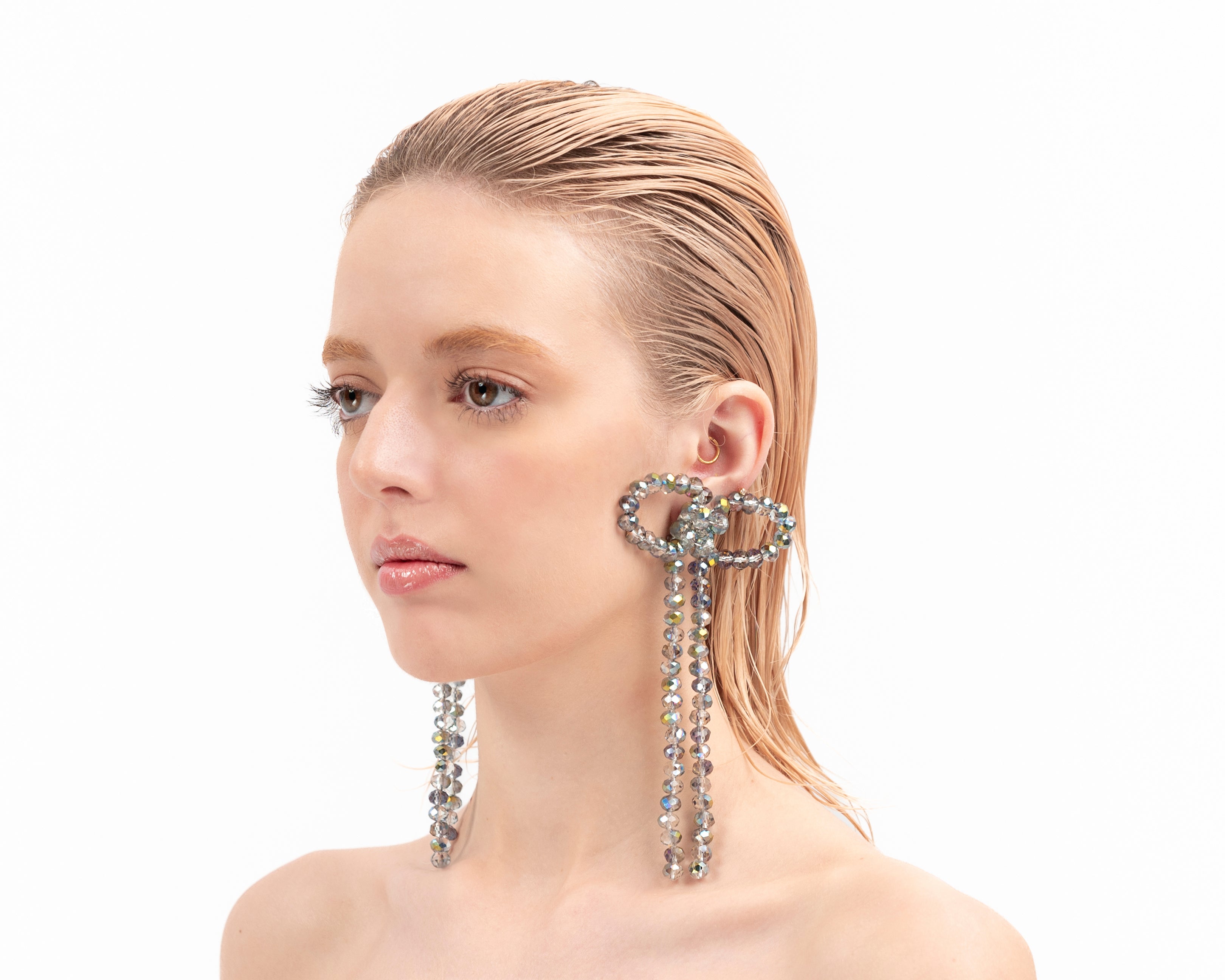 Supa Lady Ribbon - Multi Grey / Mirrored